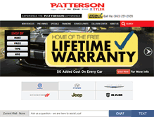 Tablet Screenshot of pattersontyler.com